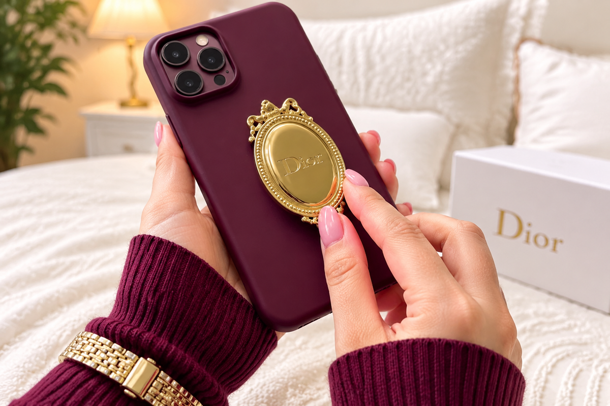 (BUY 1 GET 1 FREE) Luxury Gold Medallion Lip Balm Phone Accessory