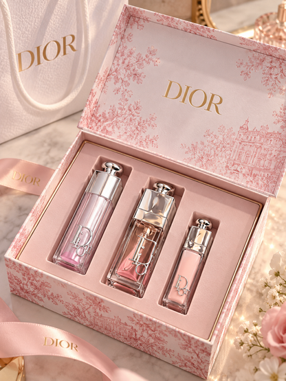 Diorr Pink Glow 3-in-1 Luxury Beauty Gift Set