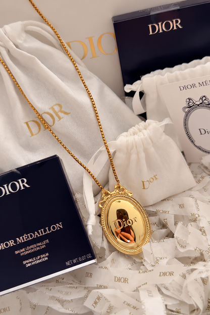 (BUY 1 GET 1 FREE) Luxury Gold Medallion Lip Balm Phone Accessory