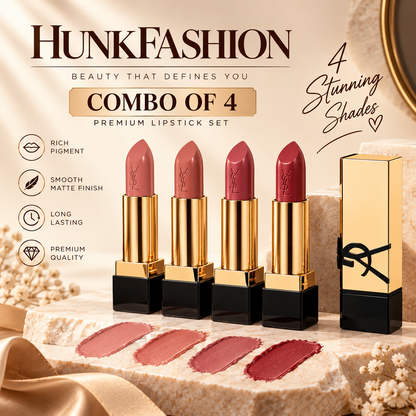 Soft Nude Lipstick (Combo of 4)