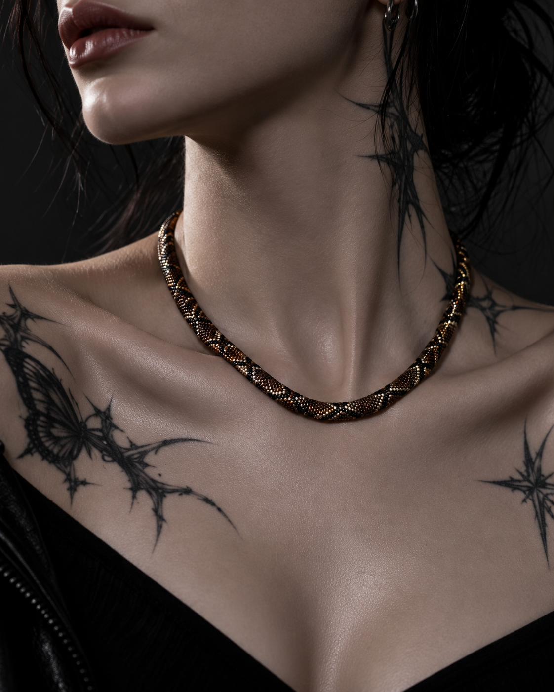 Serpent Statement Necklace – A Symbol of Mystery & Power