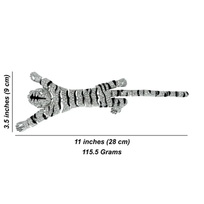 Luxury Crystal Tiger Brooch